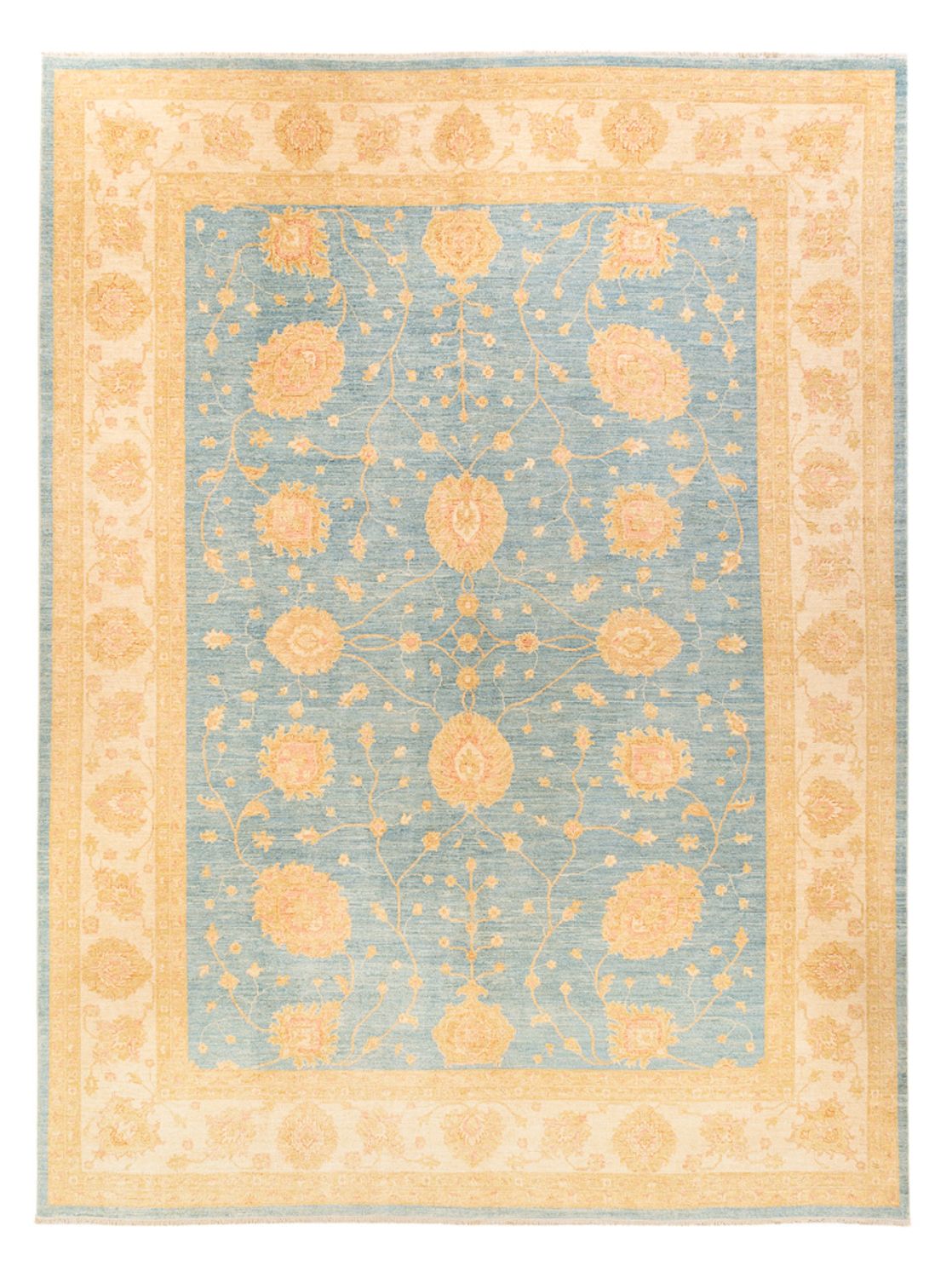 Alfombra Ziegler - 391 x 295 cm - azul
