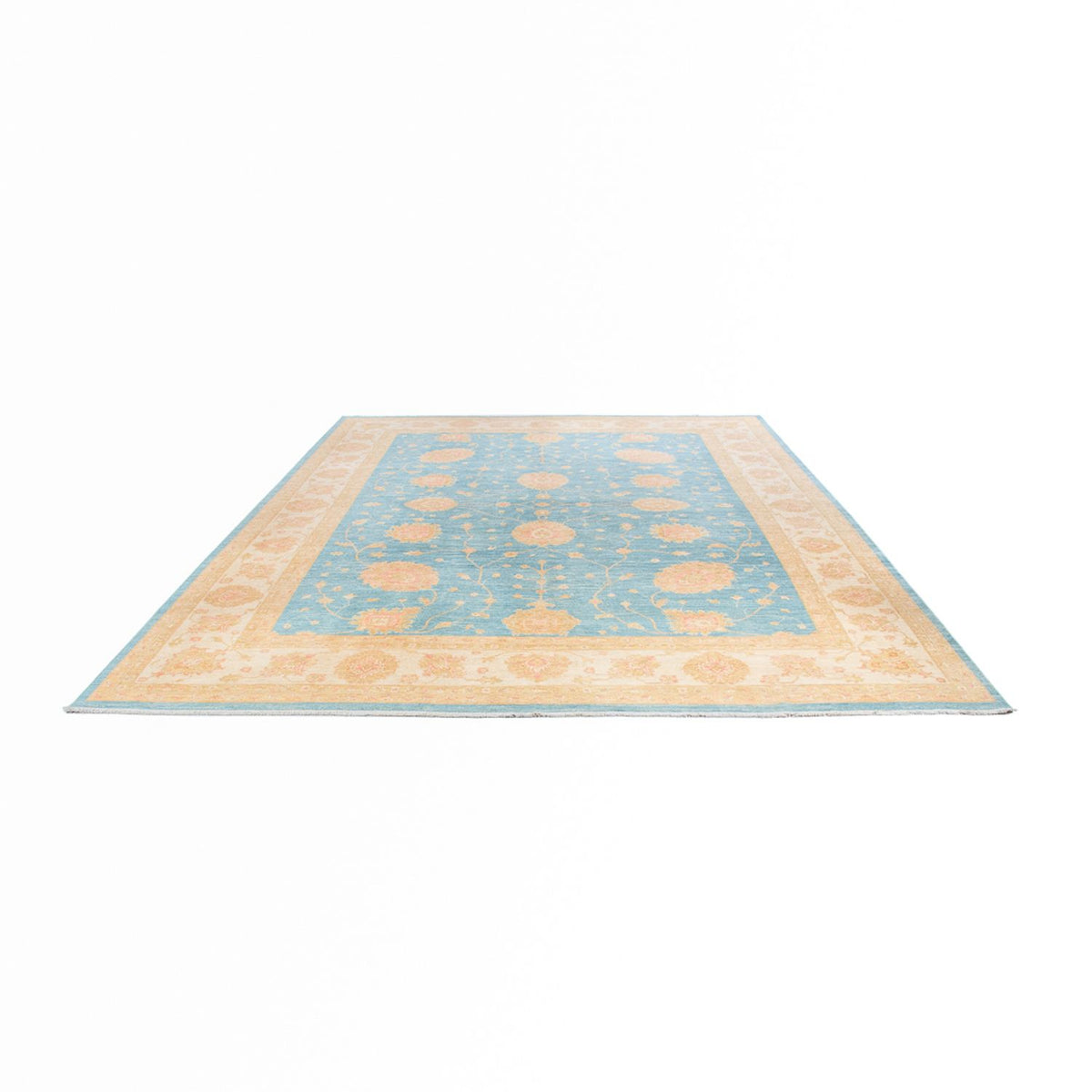 Alfombra Ziegler - 391 x 295 cm - azul