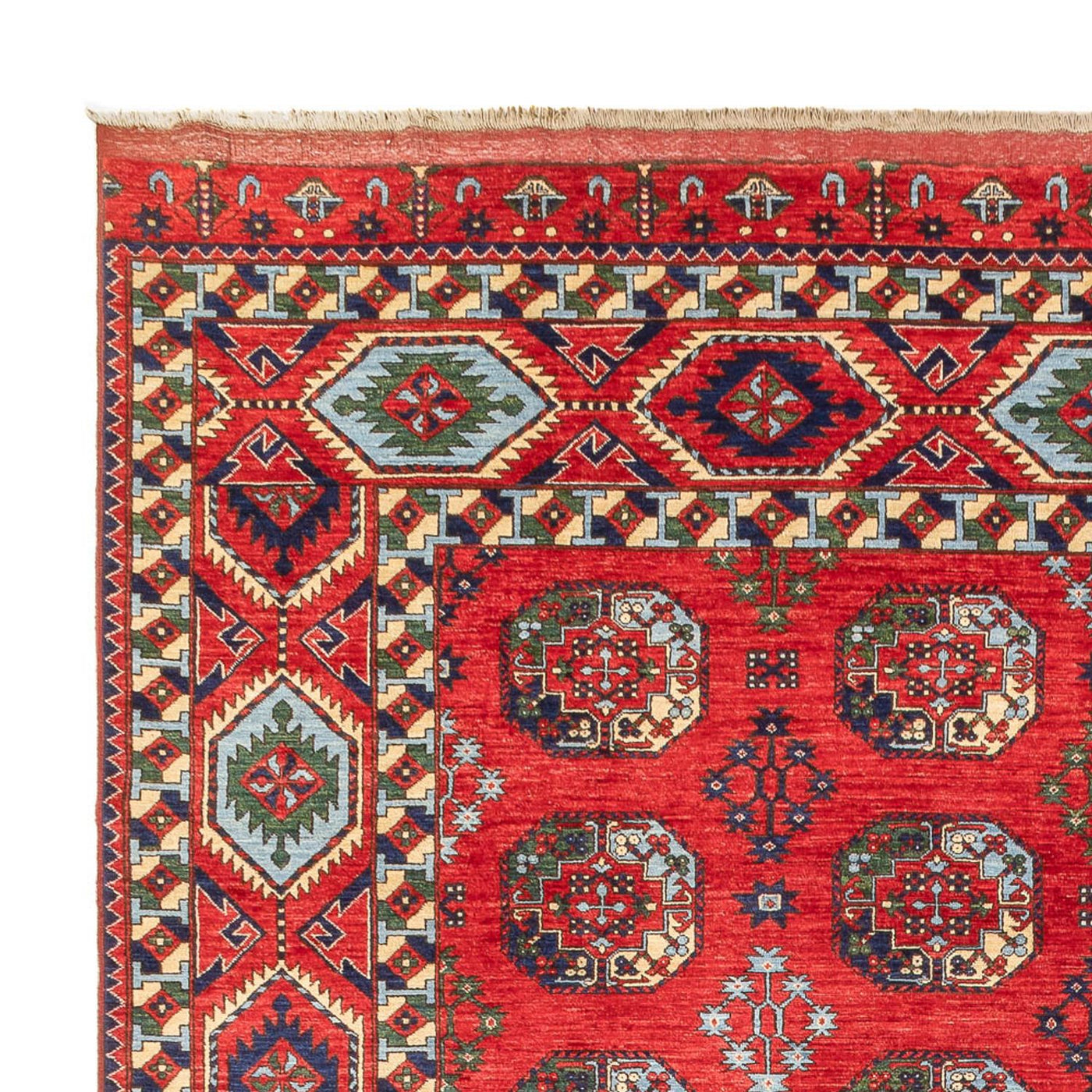 Alfombra afgana 379x307cm - Alfombra oriental