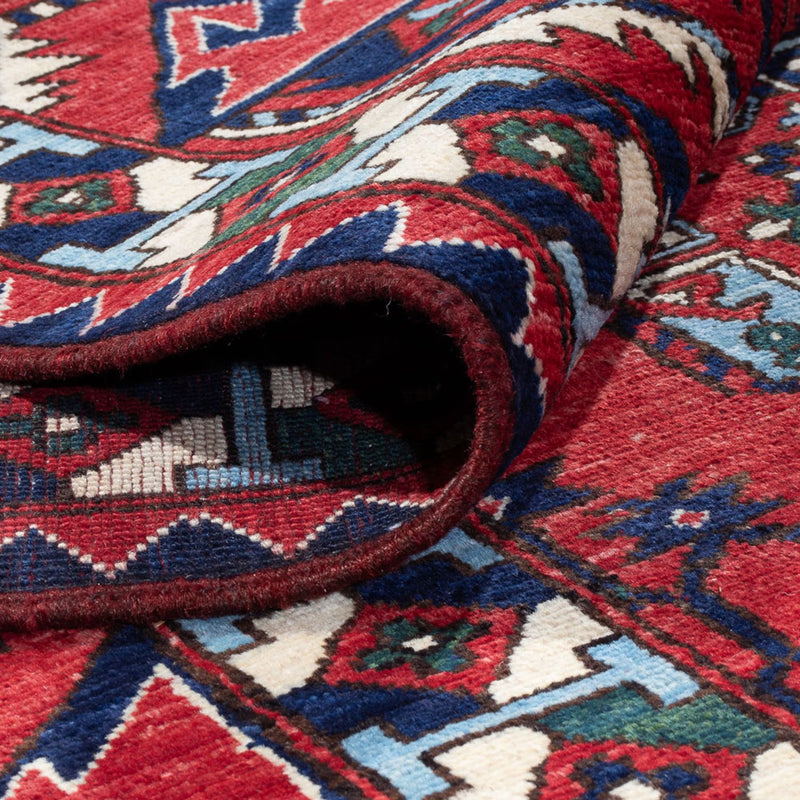 Alfombra afgana - 379 x 307 cm - rojo