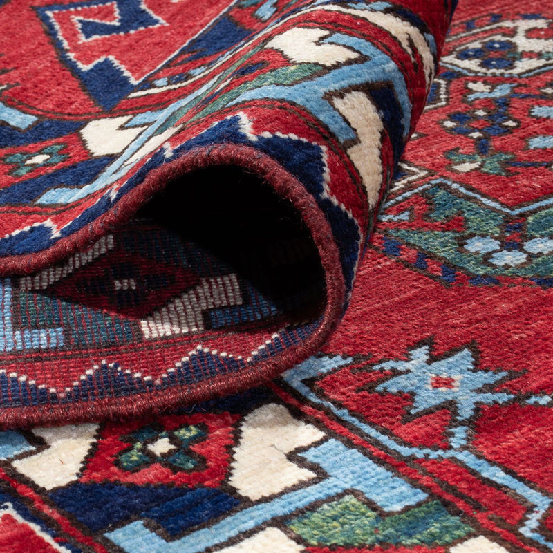 Alfombra afgana - 398 x 309 cm - rojo