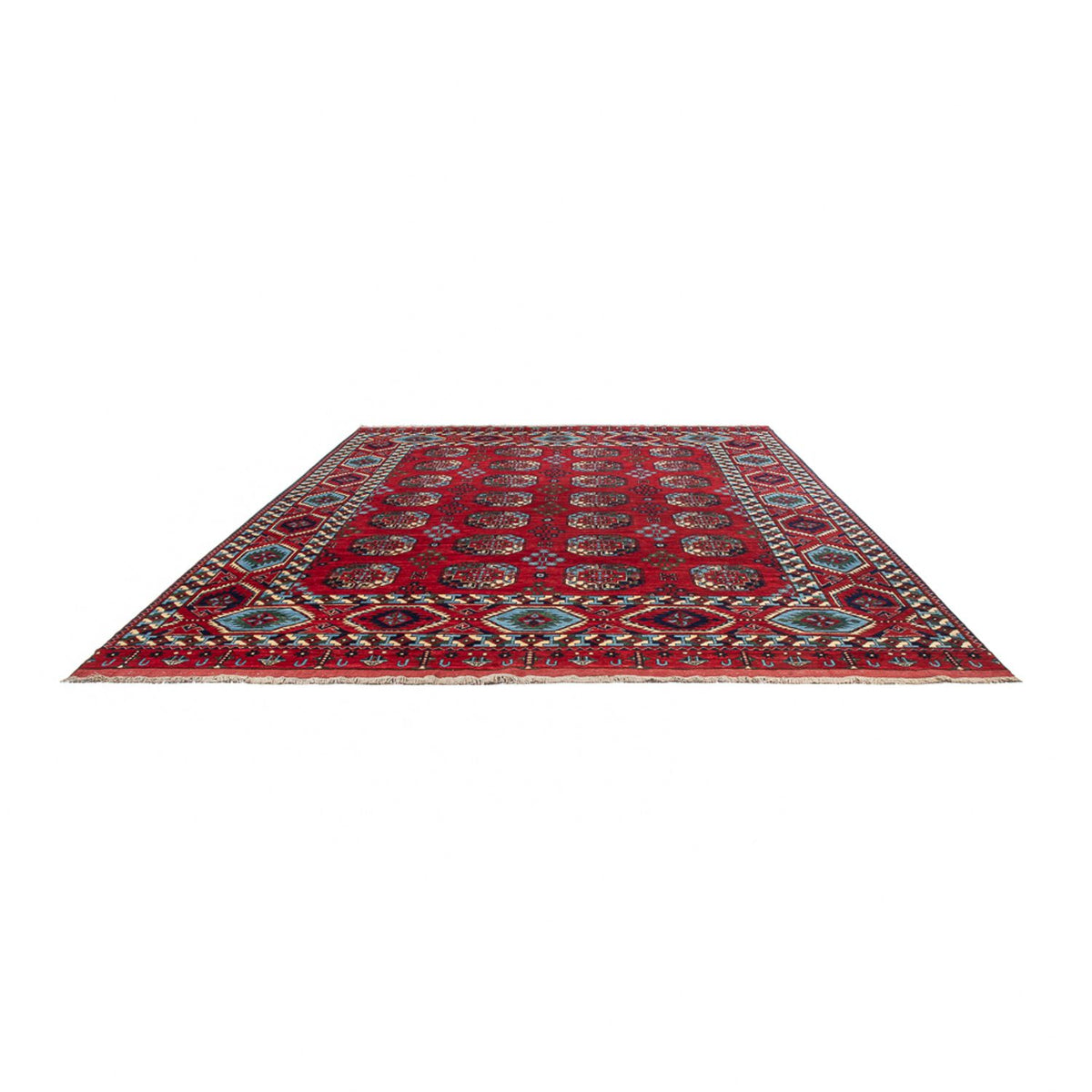 Alfombra afgana - 398 x 309 cm - rojo