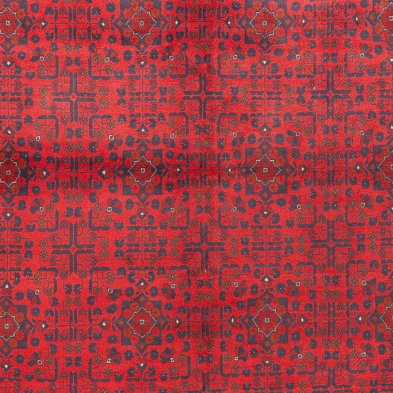 Alfombra afgana - Kunduz - 397 x 313 cm - rojo