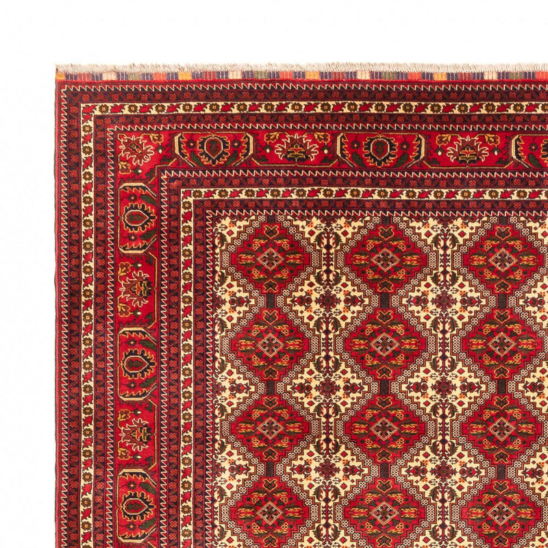 Alfombra afgana - Real - 385 x 300 cm - multicolor