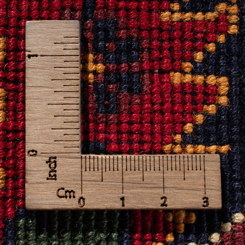 Alfombra afgana - Real - 385 x 300 cm - multicolor