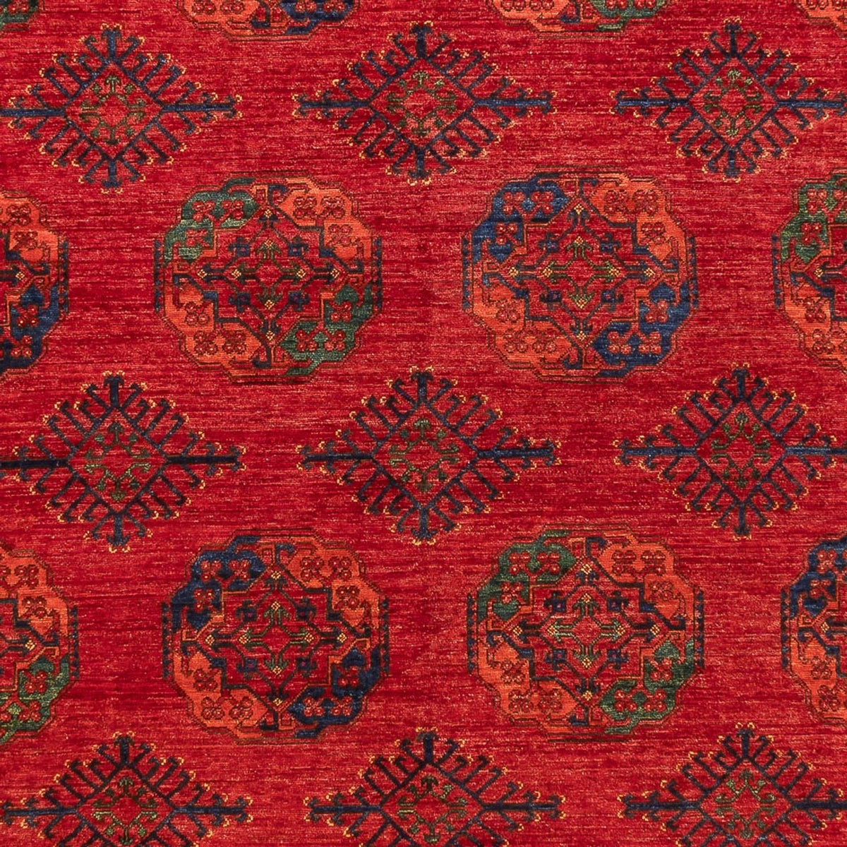 Alfombra afgana - 406 x 304 cm - rojo