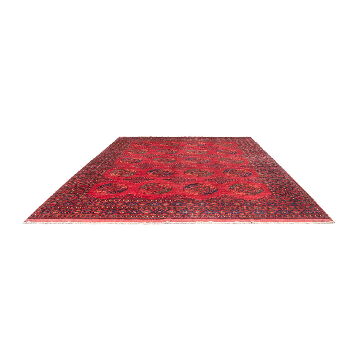 Alfombra afgana - 406 x 304 cm - rojo