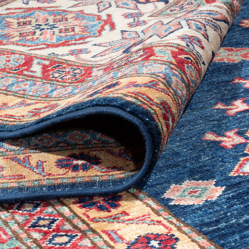 Alfombra Ziegler - Kazak - 410 x 305 cm - azul oscuro
