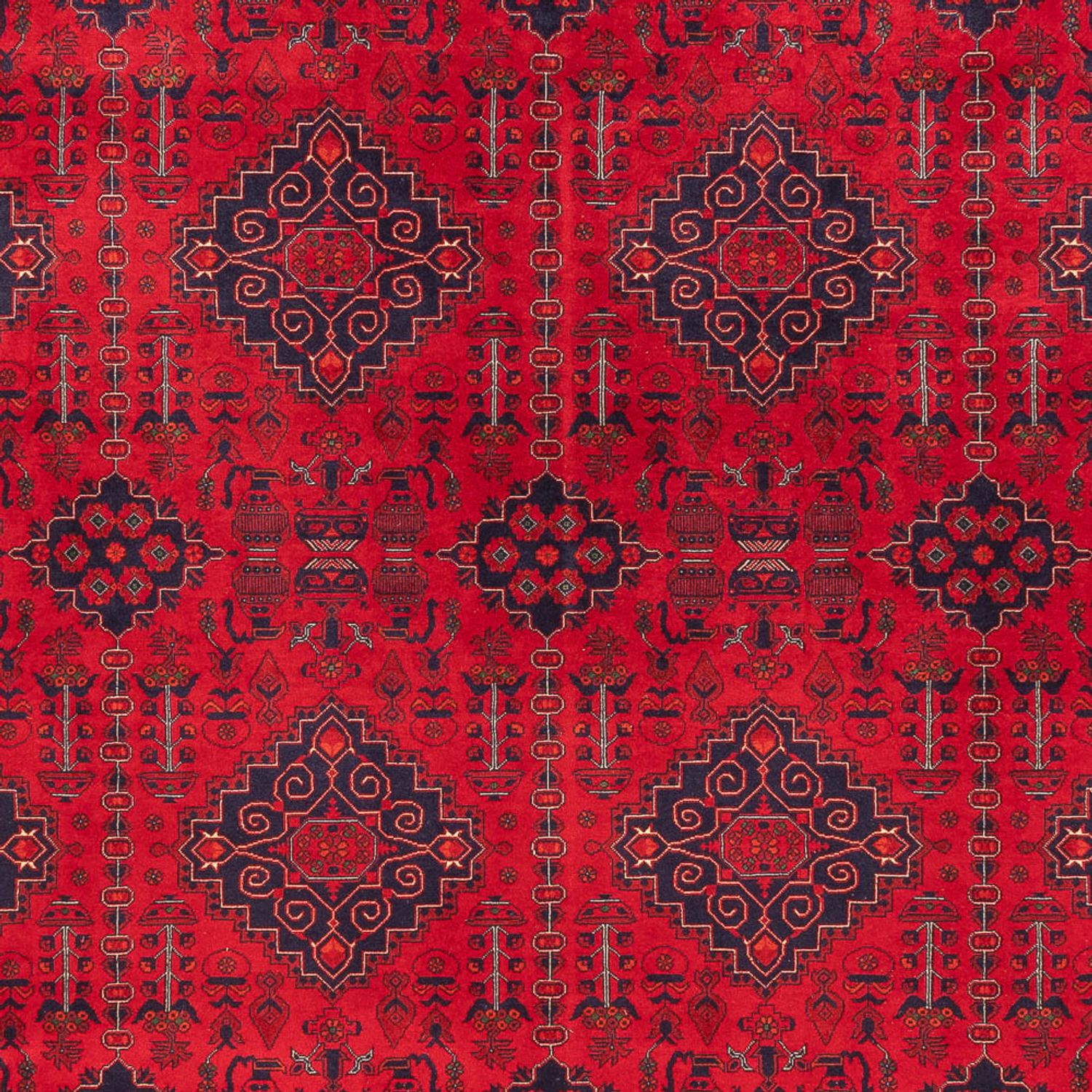 Alfombra afgana - 397 x 295 cm - rojo