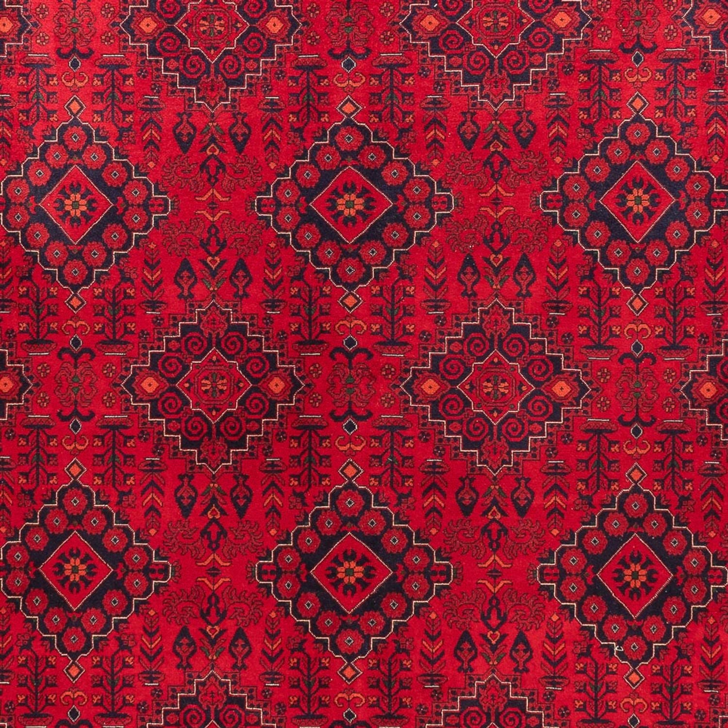 Alfombra afgana - 396 x 297 cm - rojo