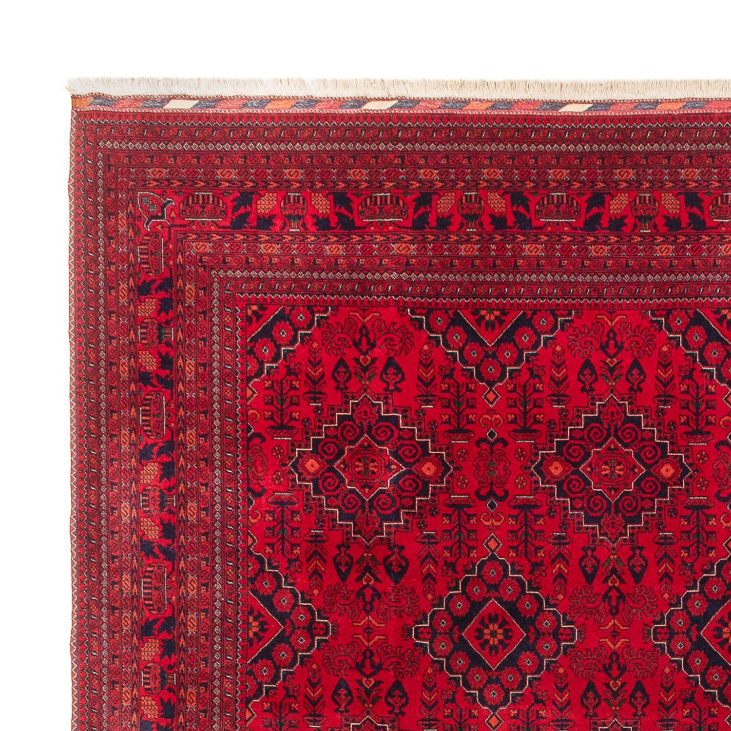 Alfombra afgana - 396 x 297 cm - rojo