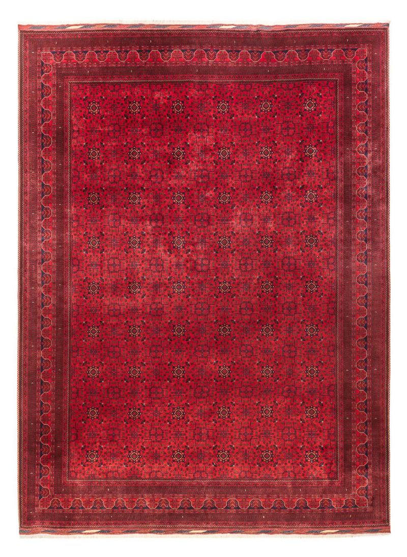 Alfombra afgana - 404 x 298 cm - rojo
