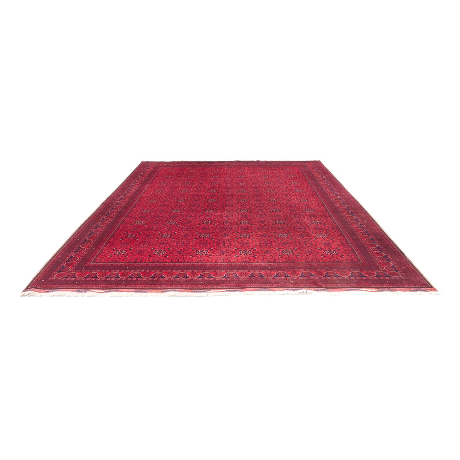 Alfombra afgana - 404 x 298 cm - rojo