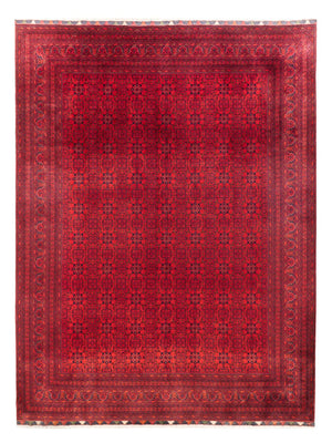 Alfombra afgana - 401 x 303 cm - rojo