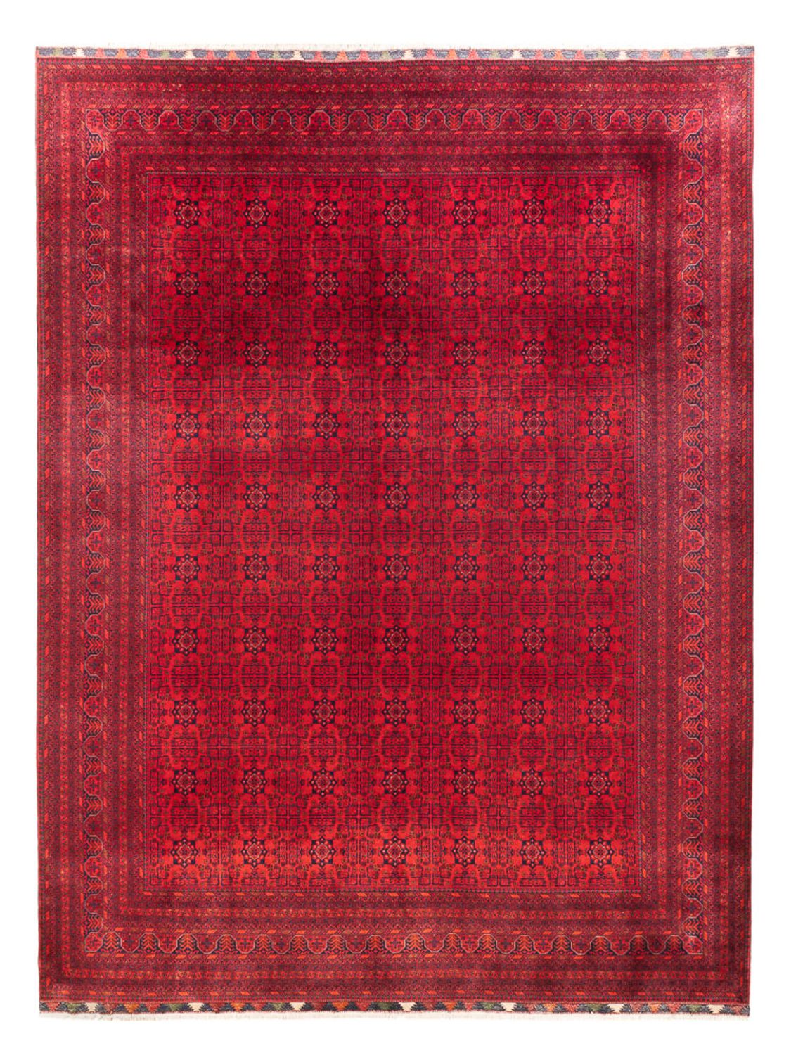 Alfombra afgana - 401 x 303 cm - rojo