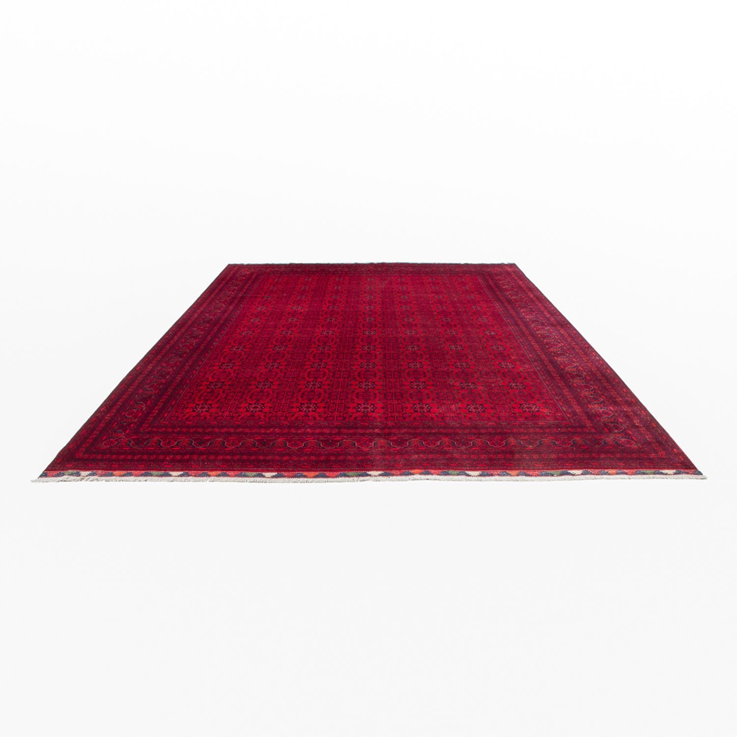 Alfombra afgana - 401 x 303 cm - rojo