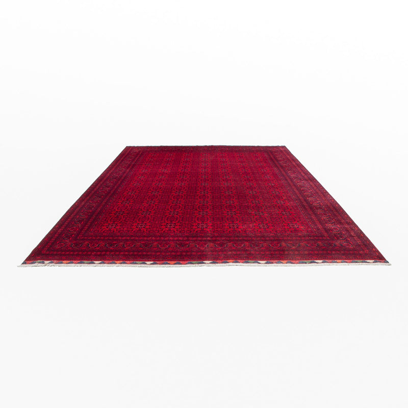 Alfombra afgana - 401 x 303 cm - rojo