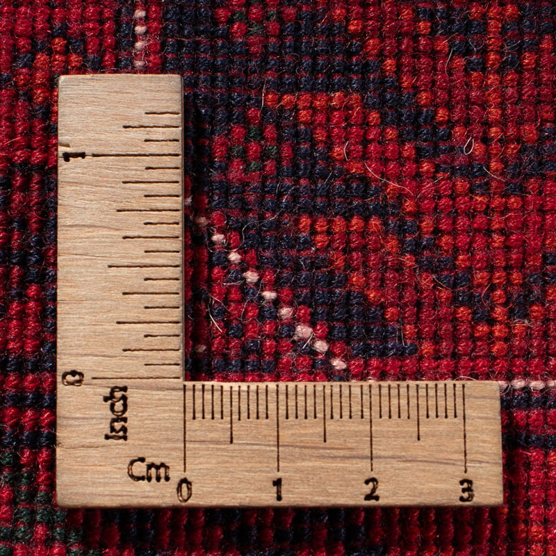 Alfombra afgana - 401 x 303 cm - rojo