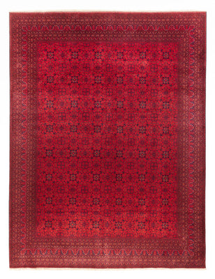 Alfombra afgana - Real - 390 x 292 cm - rojo