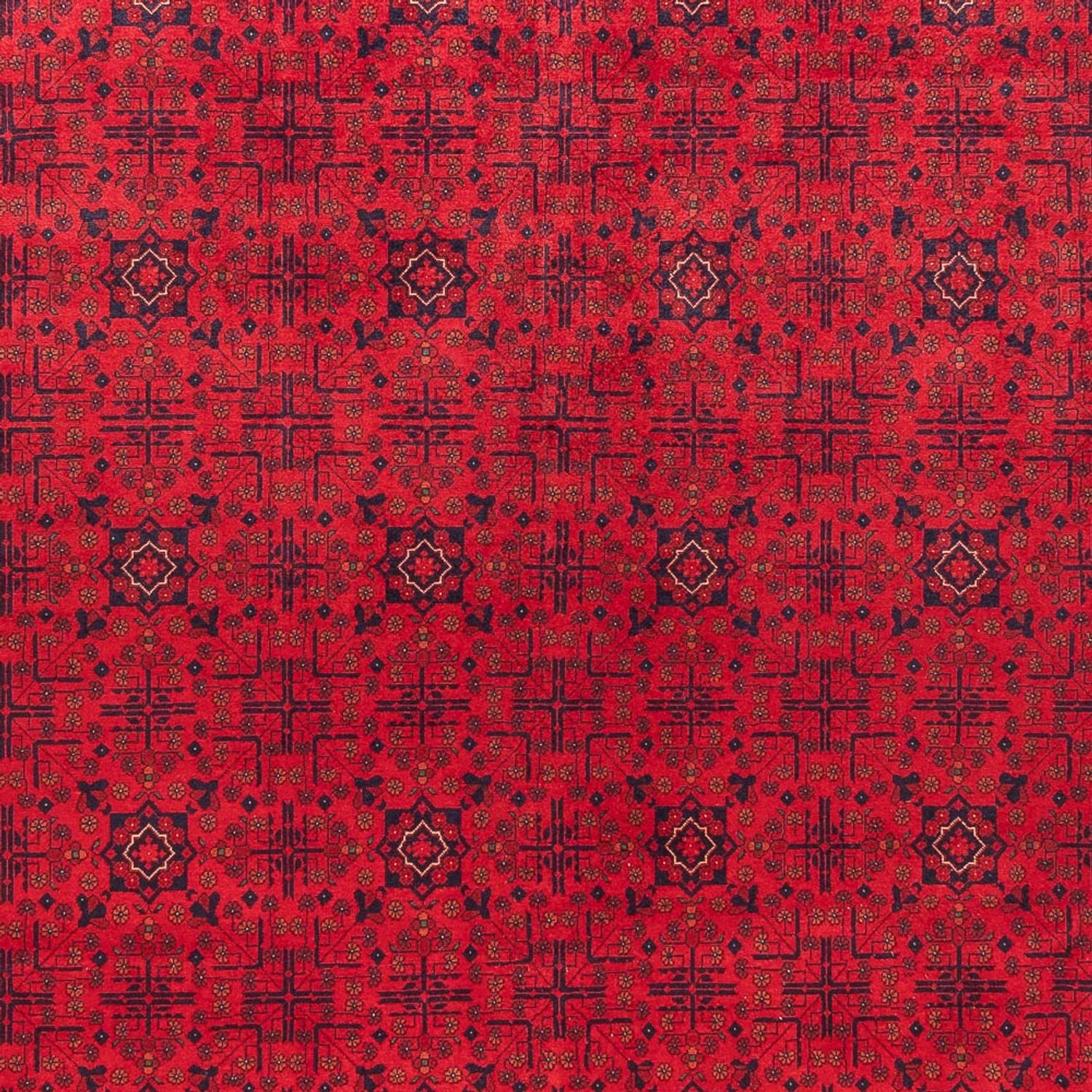 Alfombra afgana - Real - 390 x 292 cm - rojo
