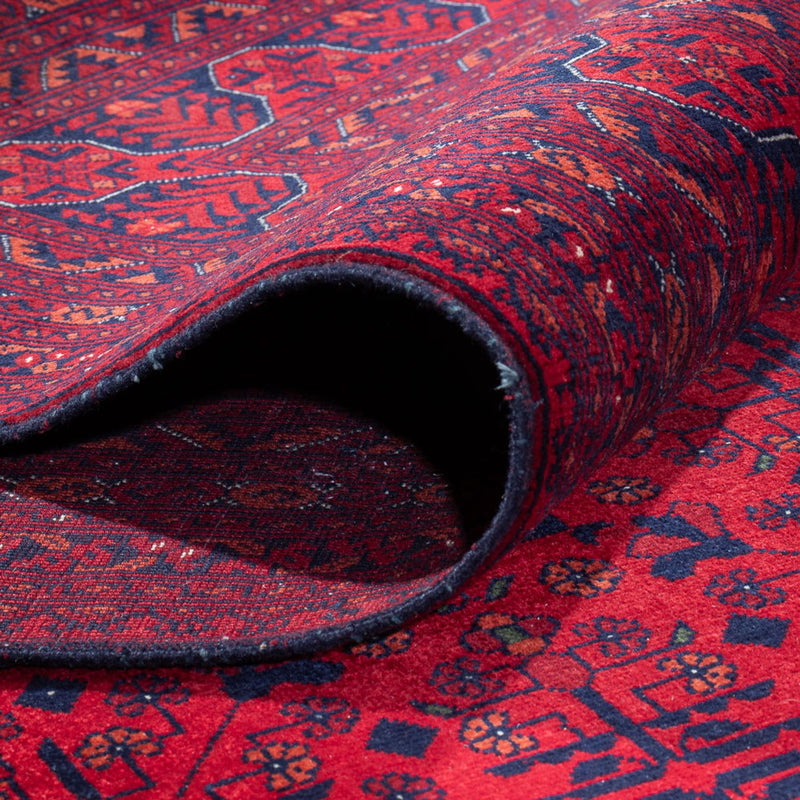 Alfombra afgana - Real - 390 x 292 cm - rojo