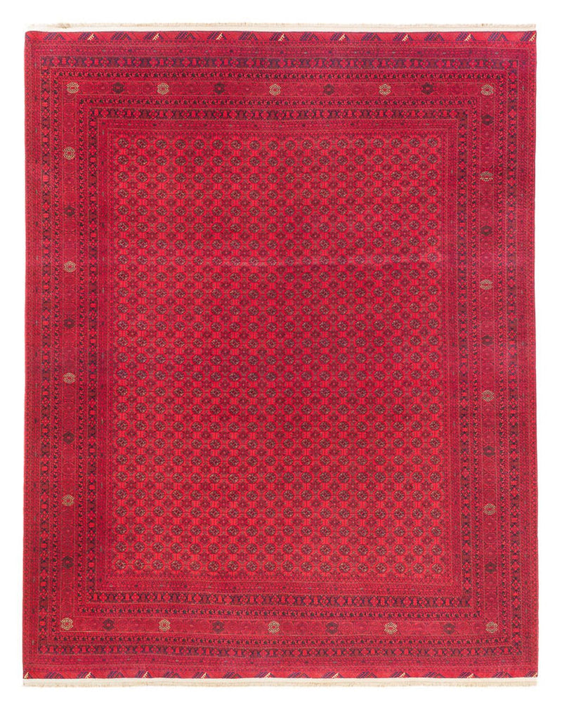 Alfombra afgana - Real - 380 x 292 cm - rojo