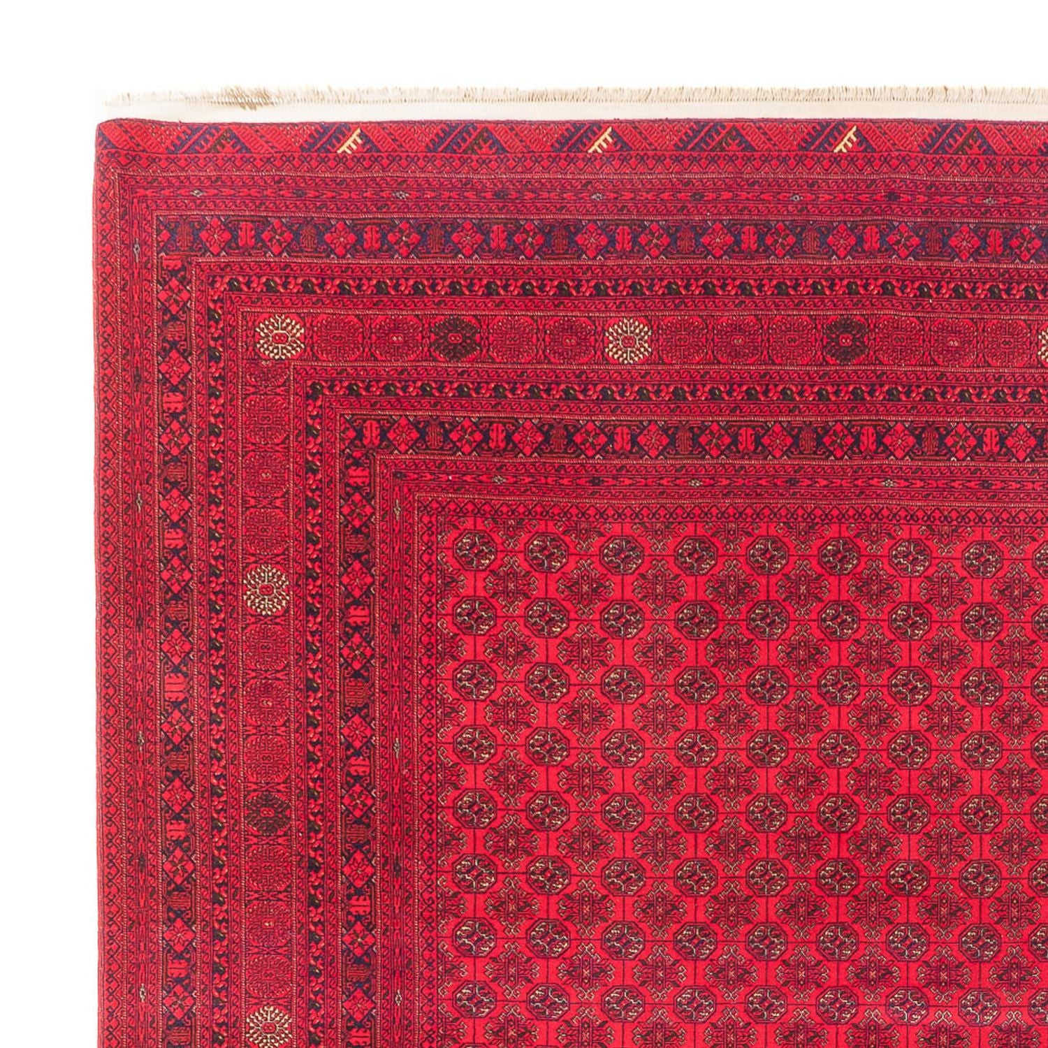 Alfombra afgana - Real - 380 x 292 cm - rojo