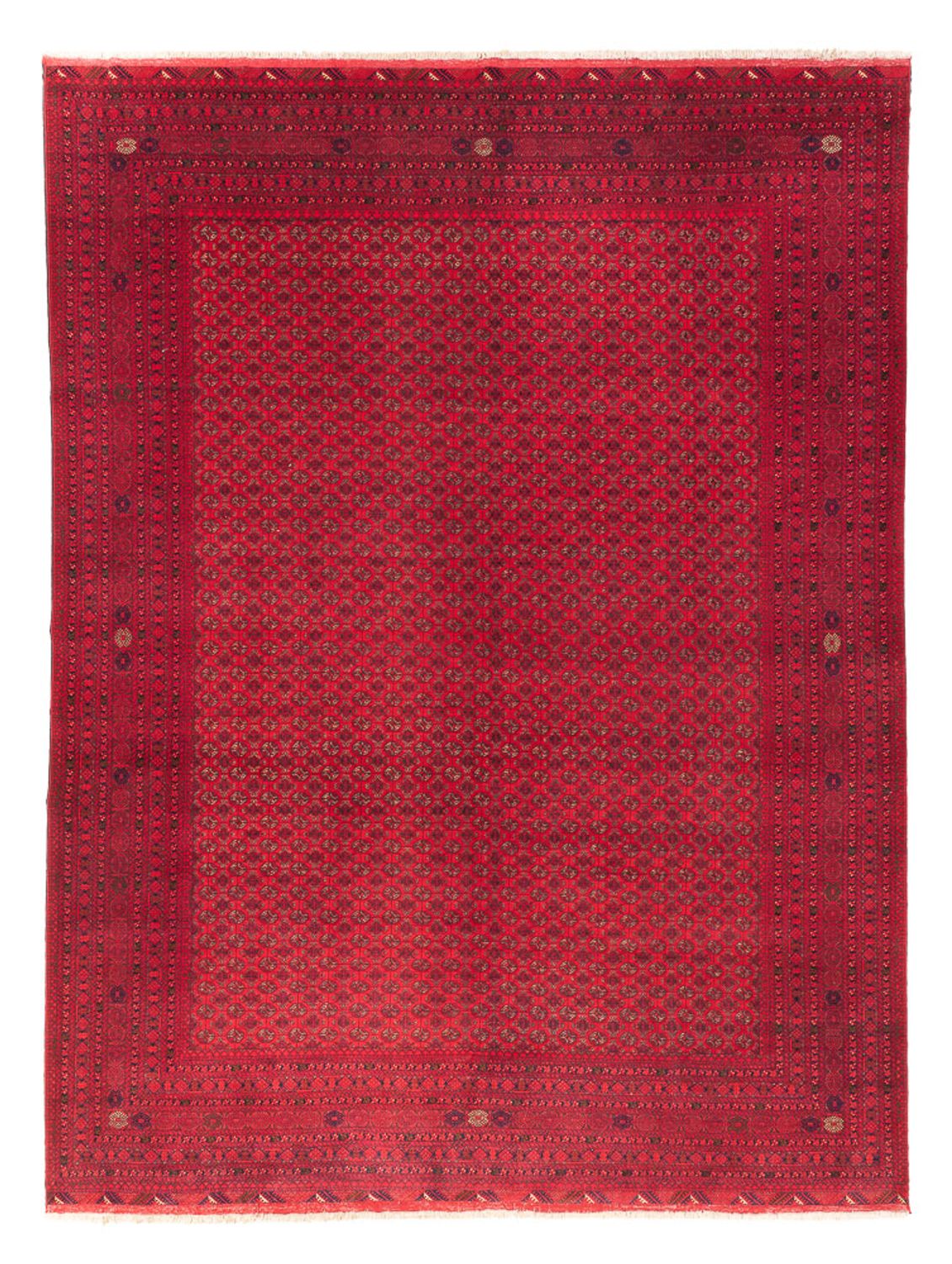 Alfombra afgana - Real - 404 x 294 cm - rojo