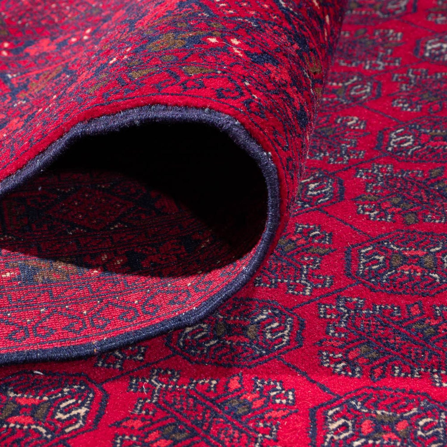 Alfombra afgana - Real - 404 x 294 cm - rojo