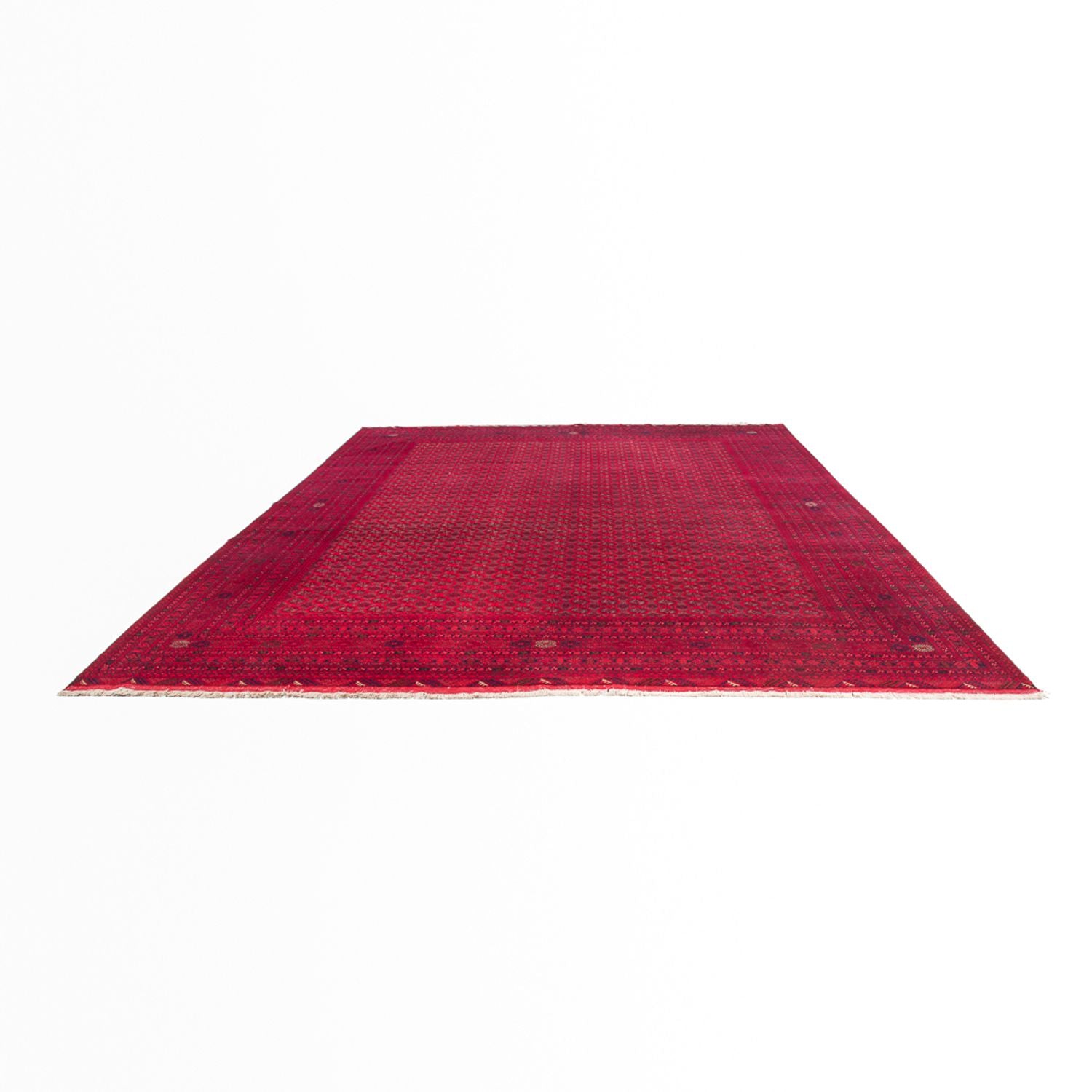 Alfombra afgana - Real - 404 x 294 cm - rojo