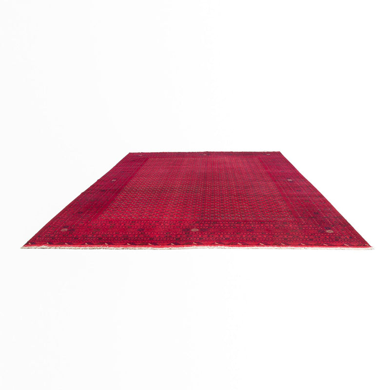 Alfombra afgana - Real - 404 x 294 cm - rojo