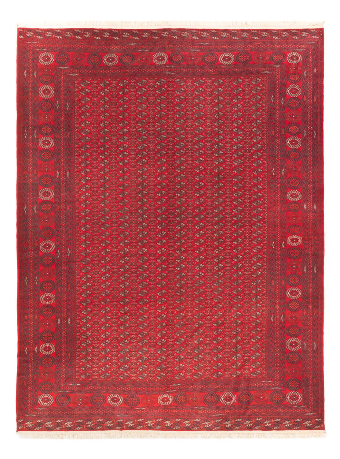 Alfombra afgana - Real - 400 x 305 cm - rojo