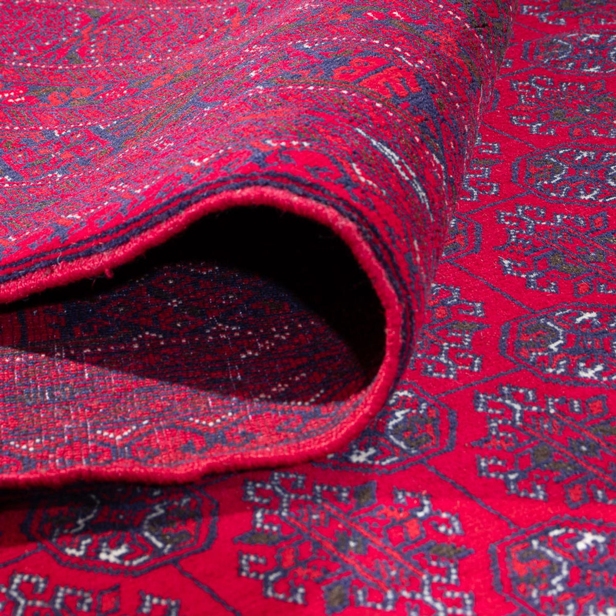 Alfombra afgana - Real - 395 x 294 cm - rojo
