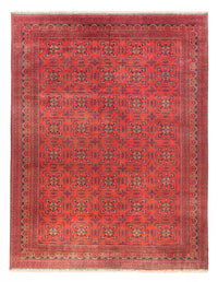 Alfombra afgana - Kunduz - 391 x 296 cm - rojo