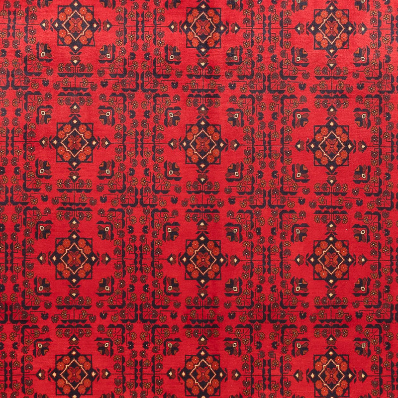 Alfombra afgana - Kunduz - 382 x 309 cm - rojo