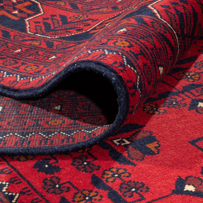 Alfombra afgana - Kunduz - 382 x 309 cm - rojo