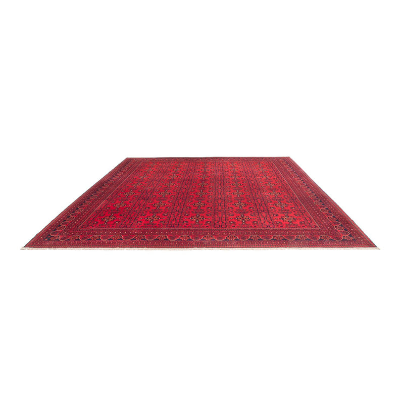 Alfombra afgana - Kunduz - 382 x 309 cm - rojo