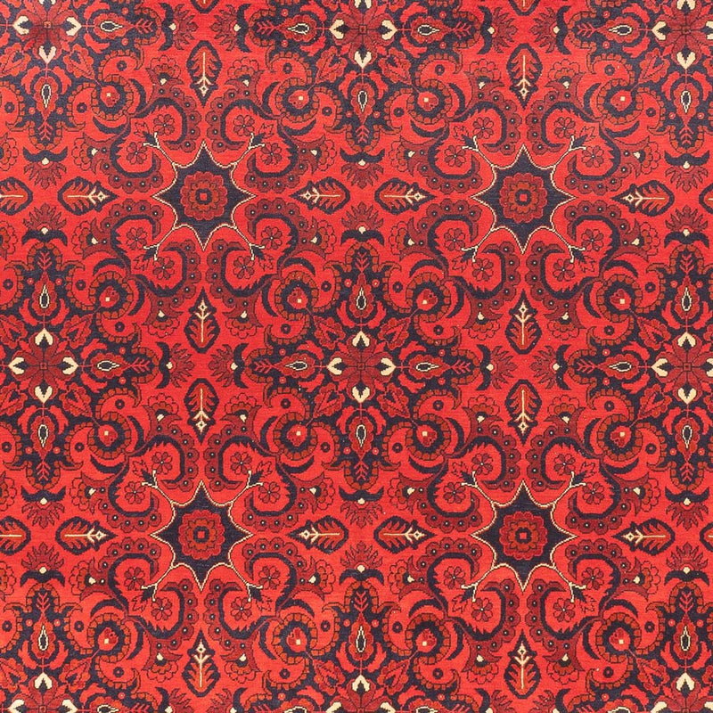 Alfombra afgana - Kunduz - 379 x 297 cm - rojo