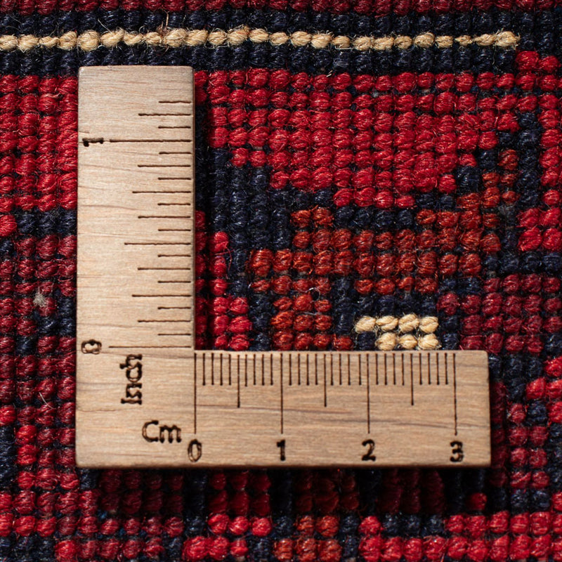 Alfombra afgana - Kunduz - 379 x 297 cm - rojo