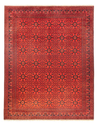 Alfombra afgana - Kunduz - 394 x 299 cm - rojo