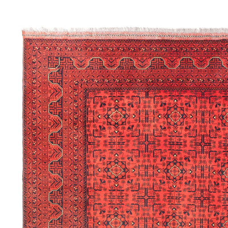 Alfombra afgana - Kunduz - 393 x 300 cm - rojo