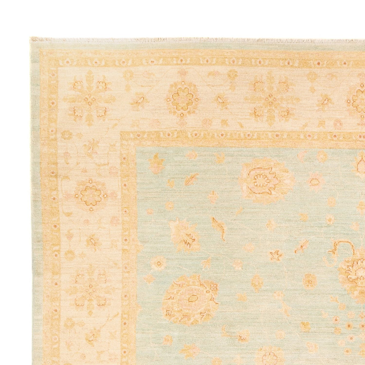 Alfombra Ziegler - 367 x 276 cm - azul claro