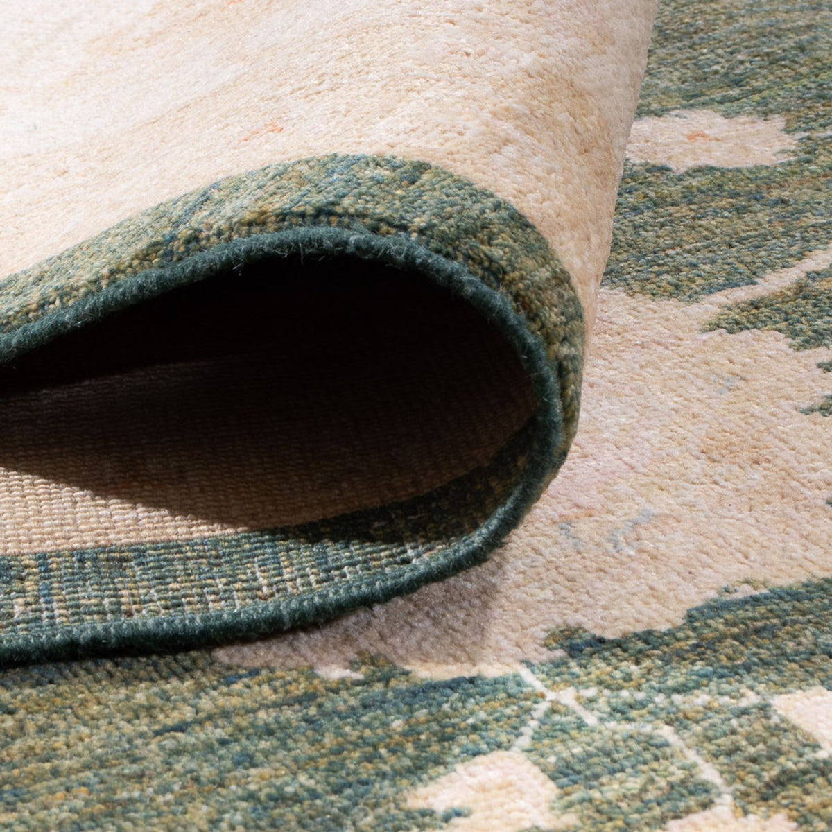 Alfombra Ziegler - 360 x 278 cm - verde oliva