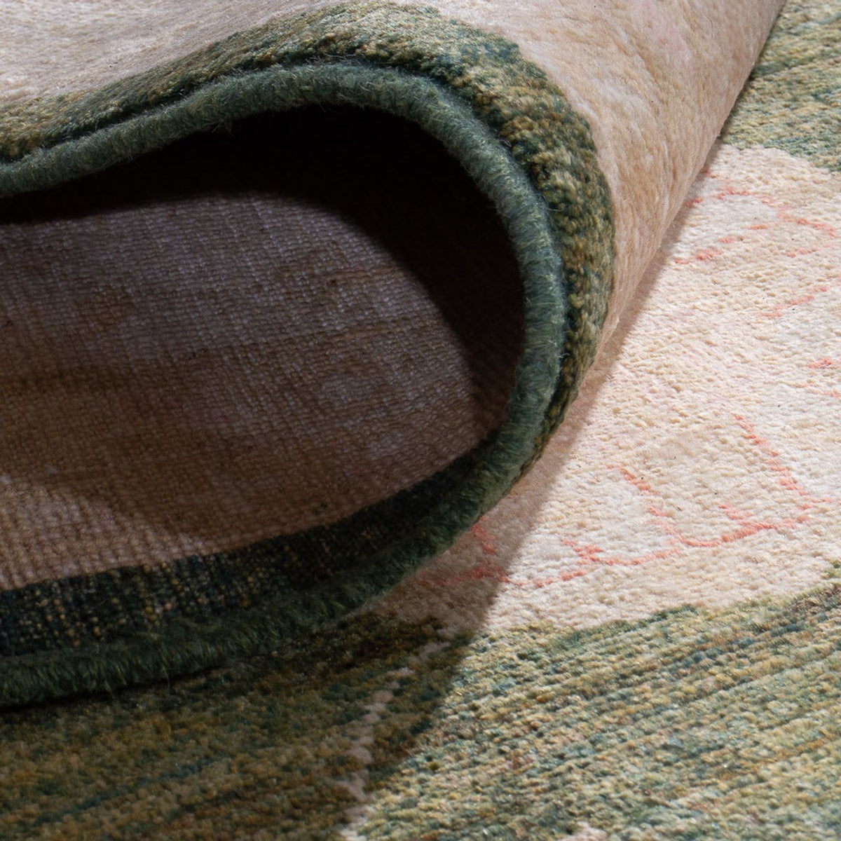 Alfombra Ziegler - 365 x 275 cm - verde oliva