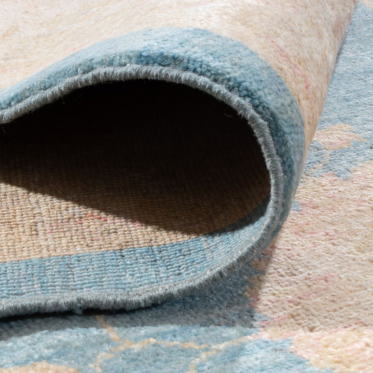 Alfombra Ziegler - 363 x 277 cm - azul claro