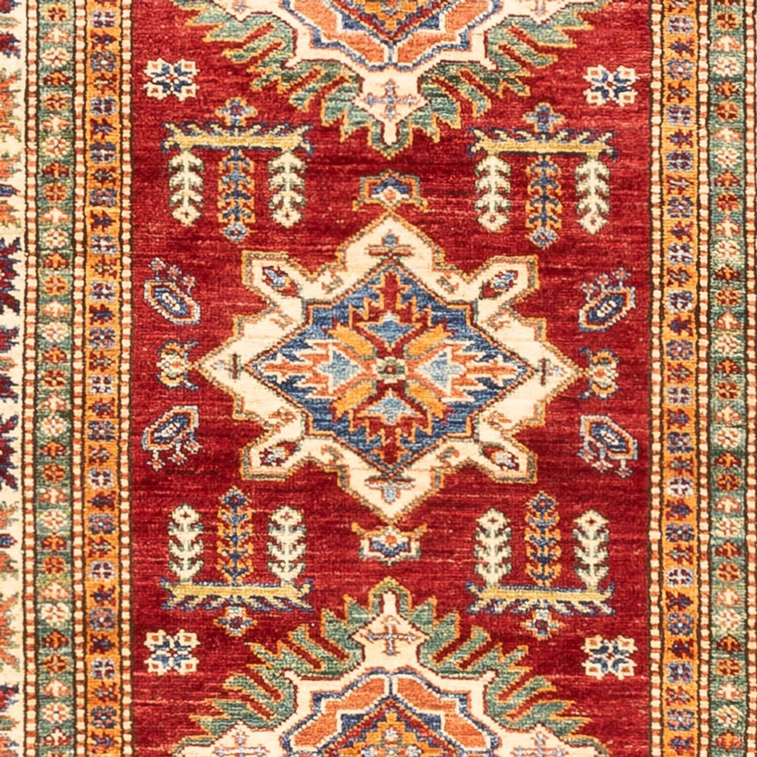 Alfombra de pasillo Alfombra Ziegler - Kazak - 395 x 87 cm - rojo