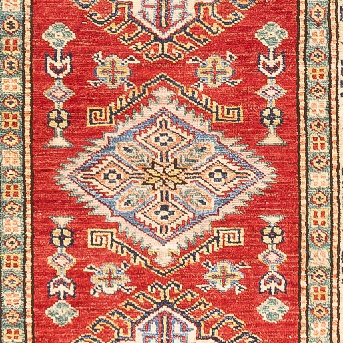 Alfombra de pasillo Alfombra Ziegler - Kazak - 298 x 82 cm - rojo