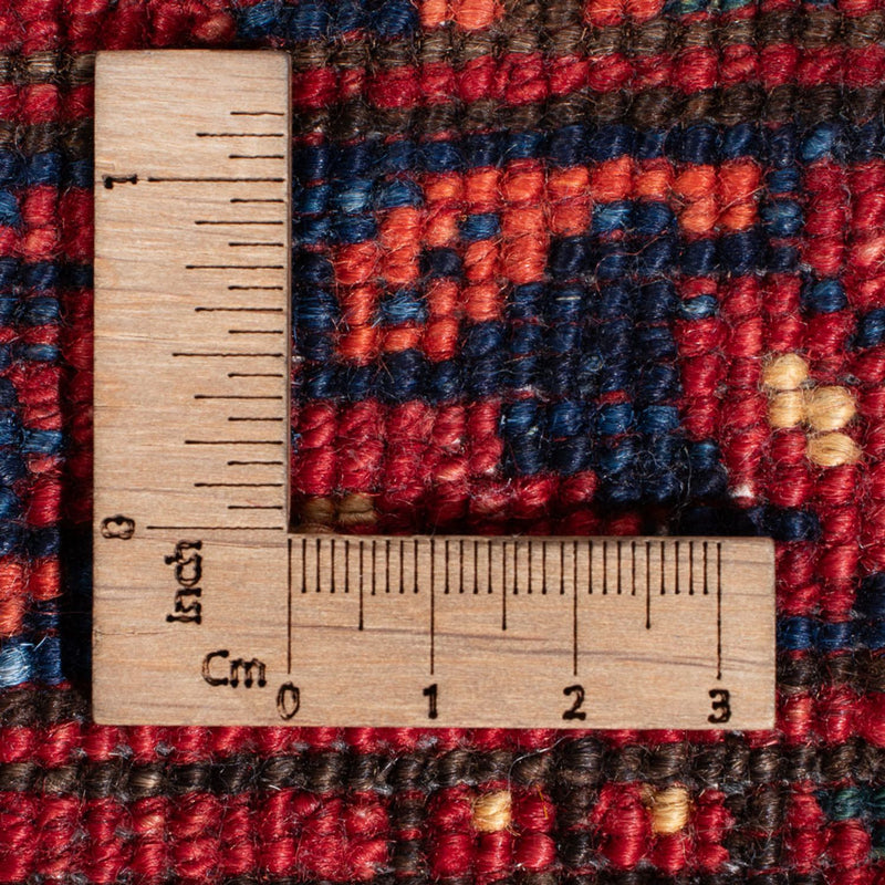 Alfombra de pasillo Alfombra afgana - 368 x 85 cm - rojo