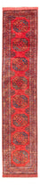 Alfombra de pasillo Alfombra afgana - 390 x 82 cm - rojo