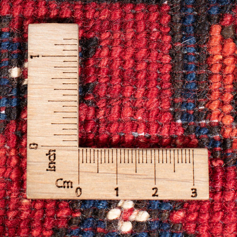 Alfombra de pasillo Alfombra afgana - 390 x 82 cm - rojo